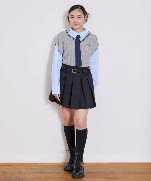 Lovetoxic / ラブトキシック ニット・セーター | 【アラエル】ネクタイつきレイヤードベスト | 詳細9