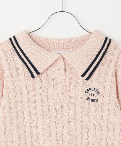 Lovetoxic / ラブトキシック ニット・セーター | 【洗える】ケーブル長袖ポロニット | 詳細14