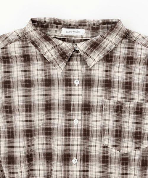 Lovetoxic / ラブトキシック シャツ・ブラウス | ルーズチェックシャツ | 詳細15