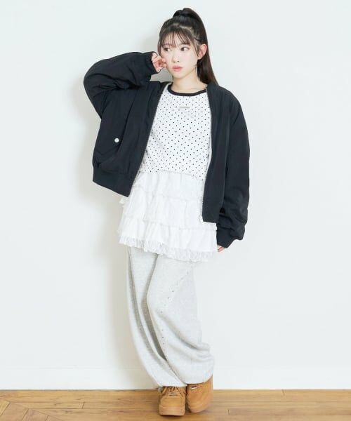 Lovetoxic / ラブトキシック Tシャツ | ドロストクロップドテレコ長袖T | 詳細2