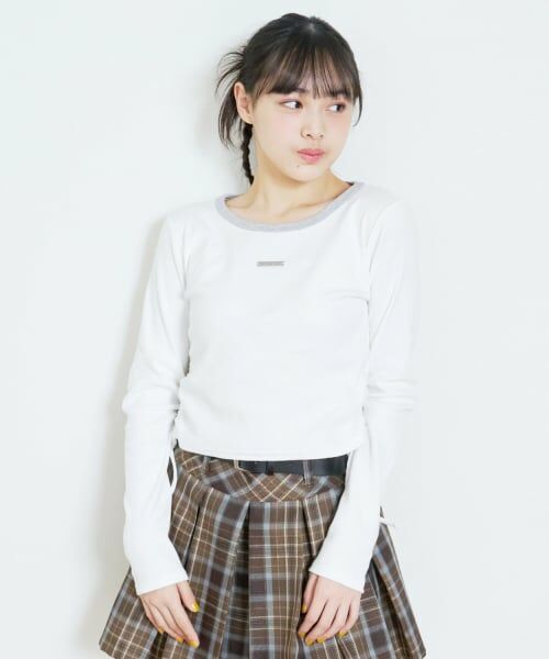 Lovetoxic / ラブトキシック Tシャツ | ドロストクロップドテレコ長袖T | 詳細6