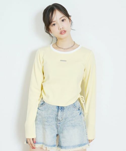 Lovetoxic / ラブトキシック Tシャツ | ドロストクロップドテレコ長袖T | 詳細8