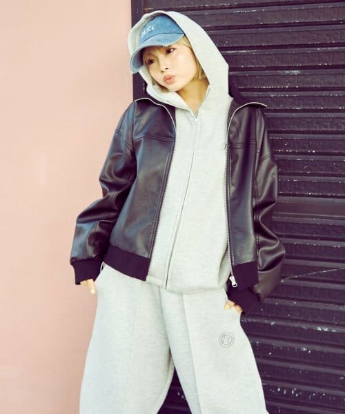 Lovetoxic / ラブトキシック パーカー | 【ふわカル/セット可】ラメダンボールルーズパーカー | 詳細1