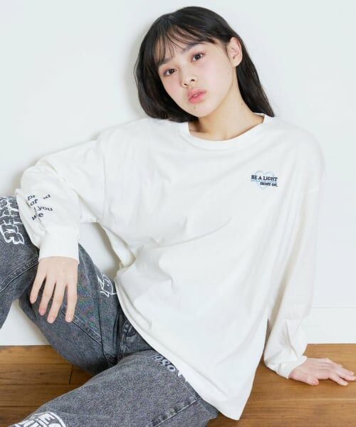 Lovetoxic / ラブトキシック Tシャツ | 【GOODPRICE】【綿100%】バックロゴカラー長袖T | 詳細2