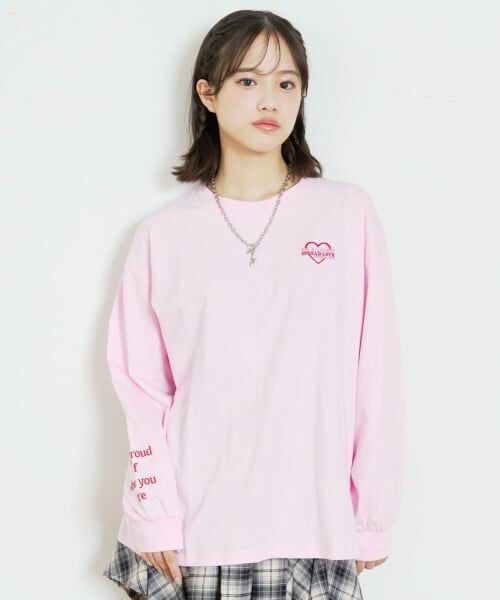 Lovetoxic / ラブトキシック Tシャツ | 【GOODPRICE】【綿100%】バックロゴカラー長袖T | 詳細4