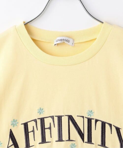 Lovetoxic / ラブトキシック Tシャツ | 【綿100%】カレッジフラワー半袖T | 詳細2