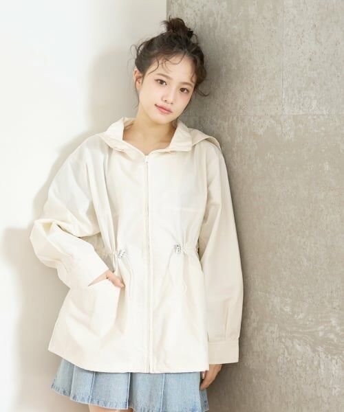 Lovetoxic / ラブトキシック ブルゾン | 【撥水】マウンテンパーカー（アイボリー）