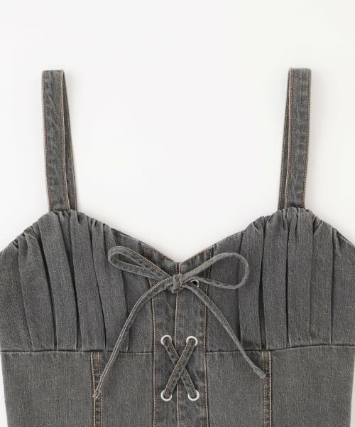 Lovetoxic / ラブトキシック キャミソール・チューブトップ | デニムスカートセットアップ | 詳細8