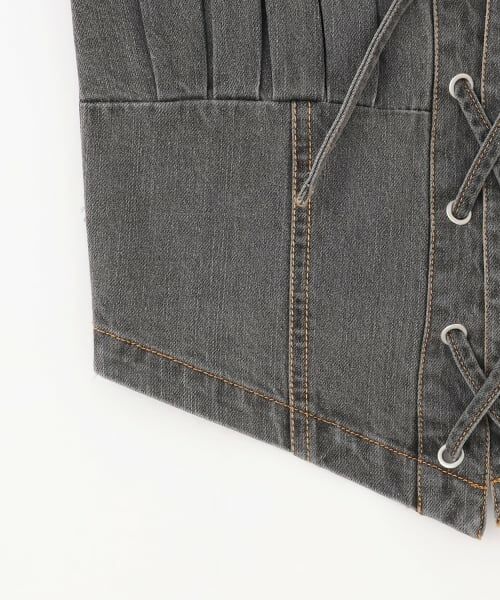 Lovetoxic / ラブトキシック キャミソール・チューブトップ | デニムスカートセットアップ | 詳細9