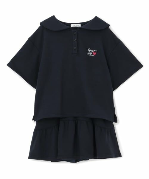 Lovetoxic / ラブトキシック Tシャツ | 【吸水速乾】セーラーポロセットアップ（紺）