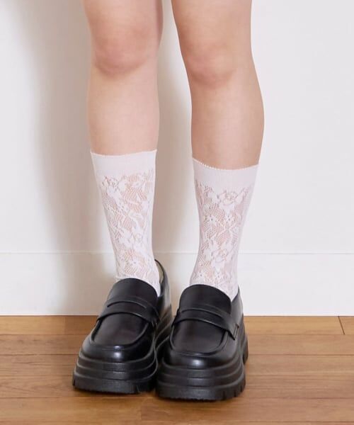 Lovetoxic / ラブトキシック ビジネス・ドレスシューズ | 厚底ローファー（黒）