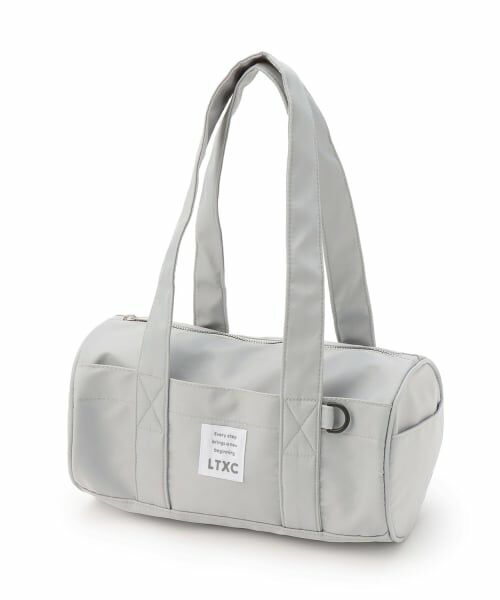 Lovetoxic / ラブトキシック ボストンバッグ | ロールミニハンドルボストン（グレー）
