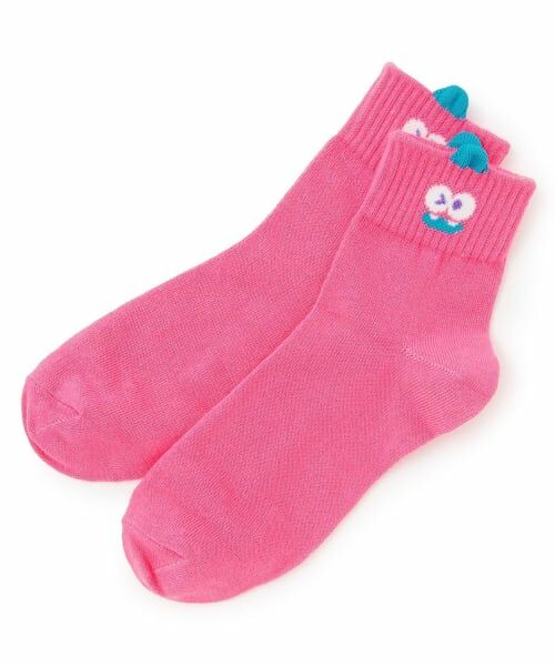 Lovetoxic / ラブトキシック ソックス | モンスタークルブシ丈ソックス（ピンク）