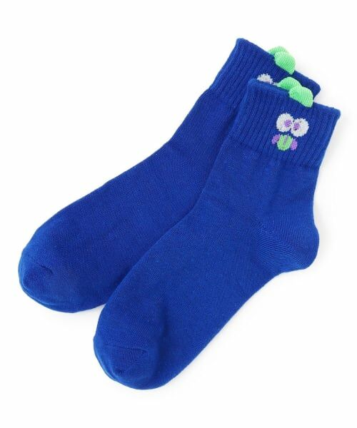 Lovetoxic / ラブトキシック ソックス | モンスタークルブシ丈ソックス（ブルー）