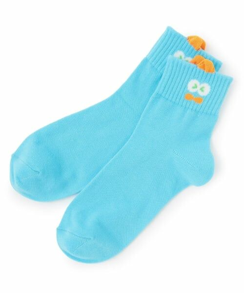 Lovetoxic / ラブトキシック ソックス | モンスタークルブシ丈ソックス（ライト ブルー）