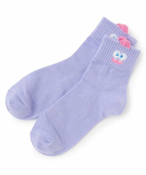Lovetoxic / ラブトキシック ソックス | モンスタークルブシ丈ソックス（ラベンダー）