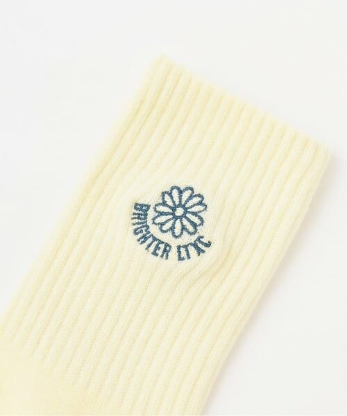 Lovetoxic / ラブトキシック ソックス | フラワー刺しゅうクルーソックス | 詳細1