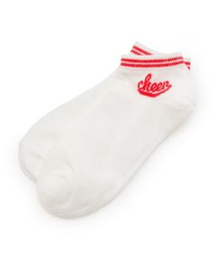 Lovetoxic / ラブトキシック ソックス | ラインロゴスニーカー丈ソックス