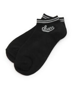 Lovetoxic / ラブトキシック ソックス | ラインロゴスニーカー丈ソックス