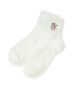 Lovetoxic / ラブトキシック ソックス | うま刺しゅうクルブシ丈ソックス