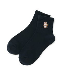 Lovetoxic / ラブトキシック ソックス | うま刺しゅうクルブシ丈ソックス