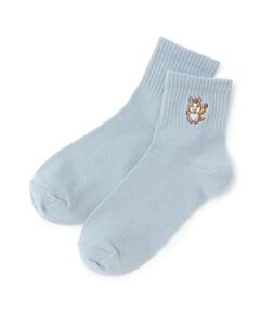 Lovetoxic / ラブトキシック ソックス | うま刺しゅうクルブシ丈ソックス