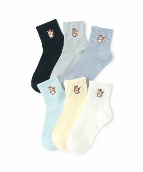 Lovetoxic / ラブトキシック ソックス | うま刺しゅうクルブシ丈ソックス | 詳細3