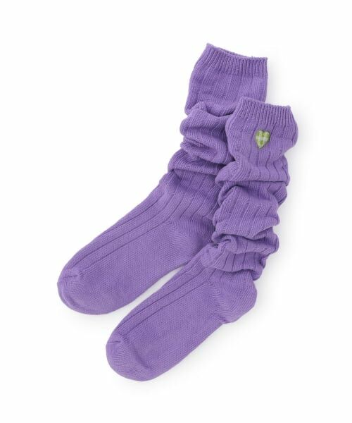 Lovetoxic / ラブトキシック ソックス | 【推し活】カラールーズソックス（パープル）