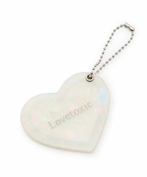 Lovetoxic / ラブトキシック その他小物 | 【推し活】ハートスライドミラー（オフ ホワイト）