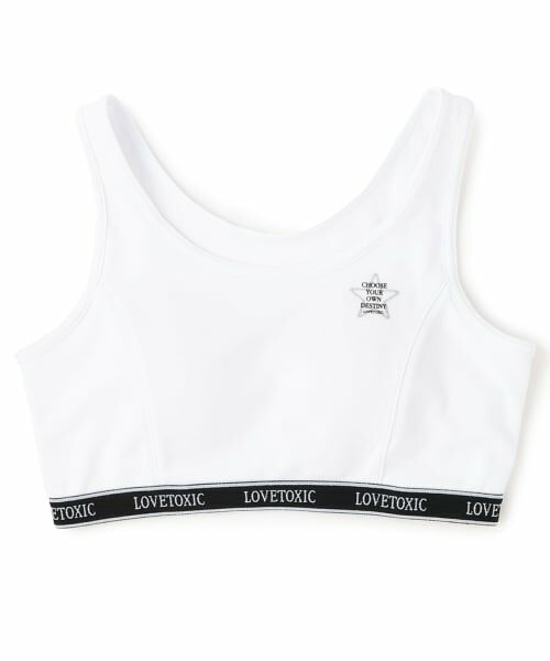 Lovetoxic / ラブトキシック ショーツ | DRYメッシュハーフトップ（オフ ホワイト）