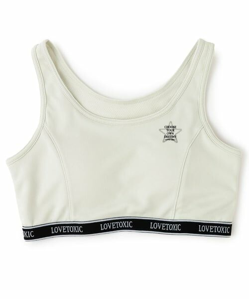 Lovetoxic / ラブトキシック ショーツ | DRYメッシュハーフトップ（カーキ）