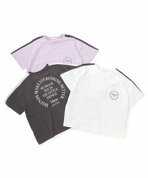 Lovetoxic / ラブトキシック Tシャツ | 【7days】【GOODPRICE】【綿100％】ラインポケットTシャツ | 詳細8