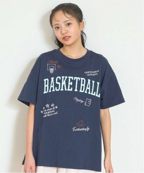 Lovetoxic / ラブトキシック Tシャツ | 【7days】接触冷感ラクガキTシャツ（紺）