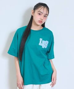 【7days】【綿100％】レタードロゴBIGTシャツ