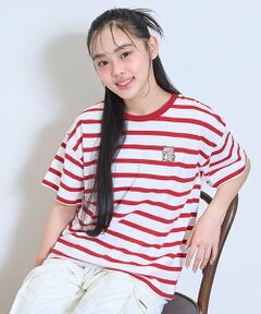 Lovetoxic / ラブトキシック Tシャツ | 【7days】【綿100％】ワンポイントボーダーTシャツ