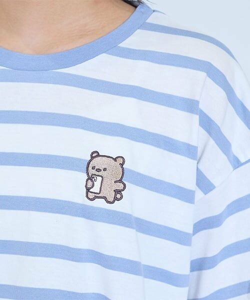 Lovetoxic / ラブトキシック Tシャツ | 【7days】【綿100％】ワンポイントボーダーTシャツ | 詳細2