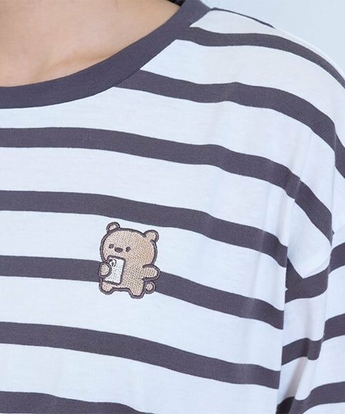 Lovetoxic / ラブトキシック Tシャツ | 【7days】【綿100％】ワンポイントボーダーTシャツ | 詳細3