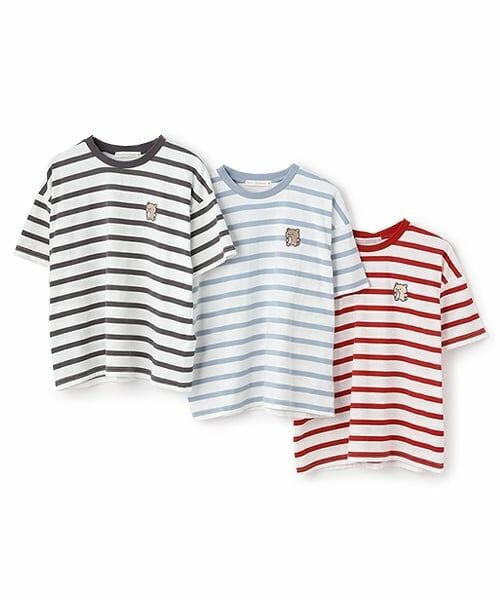 Lovetoxic / ラブトキシック Tシャツ | 【7days】【綿100％】ワンポイントボーダーTシャツ | 詳細4