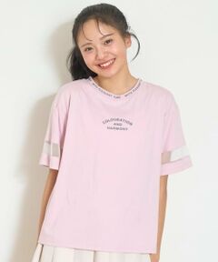 Lovetoxic / ラブトキシック Tシャツ | 【7days】接触冷感袖シアーTシャツ