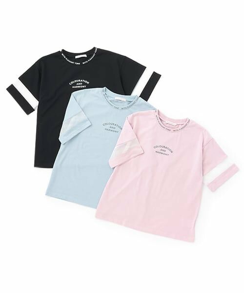 Lovetoxic / ラブトキシック Tシャツ | 【7days】接触冷感袖シアーTシャツ | 詳細10