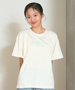 Lovetoxic / ラブトキシック Tシャツ | 【7days】【GOODPRICE】【綿100％】ロゴラインストーンTシャツ