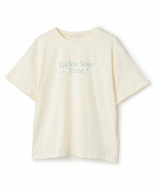 Lovetoxic / ラブトキシック Tシャツ | 【7days】【GOODPRICE】【綿100％】ロゴラインストーンTシャツ | 詳細1