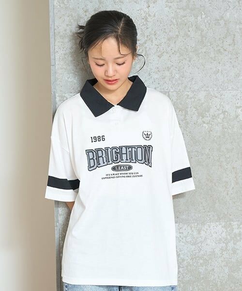 Lovetoxic / ラブトキシック ポロシャツ | 【7days】【接触冷感/ひんやり】ルーズポロシャツ | 詳細3