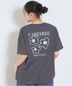 Lovetoxic / ラブトキシック Tシャツ | 【7days】【綿100％】フラワーポケットBIGTシャツ