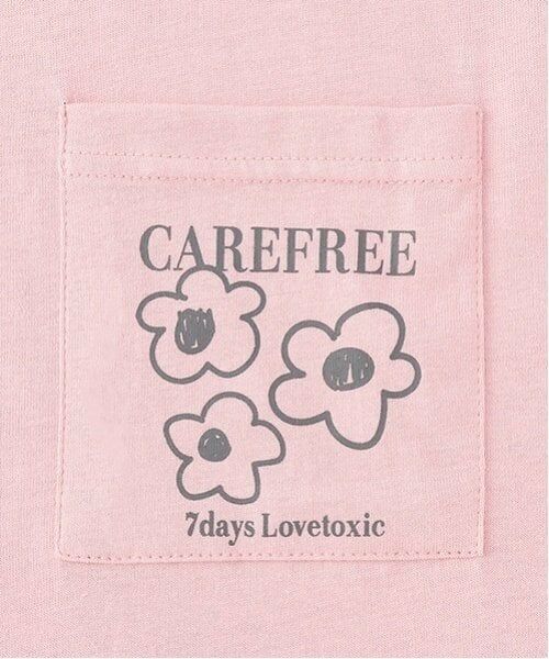 Lovetoxic / ラブトキシック Tシャツ | 【7days】【綿100％】フラワーポケットBIGTシャツ | 詳細10