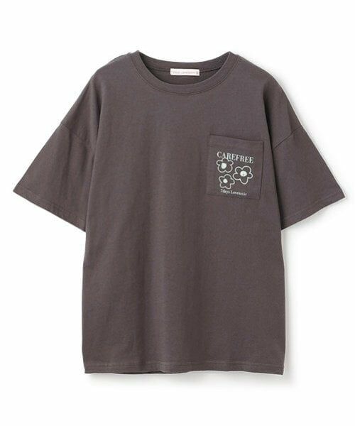 Lovetoxic / ラブトキシック Tシャツ | 【7days】【綿100％】フラワーポケットBIGTシャツ | 詳細7