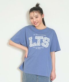 Lovetoxic / ラブトキシック Tシャツ | 【7days】【接触冷感/ひんやり】レースロゴTシャツ