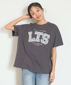 Lovetoxic / ラブトキシック Tシャツ | 【7days】【接触冷感/ひんやり】レースロゴTシャツ