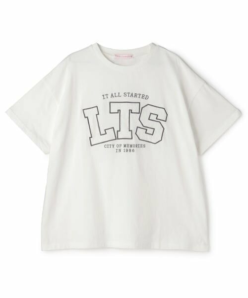 Lovetoxic / ラブトキシック Tシャツ | 【7days】【接触冷感/ひんやり】レースロゴTシャツ | 詳細1