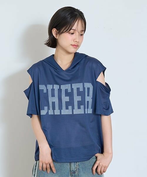 Lovetoxic / ラブトキシック パーカー | 【7days】メッシュパーカーセット（紺）